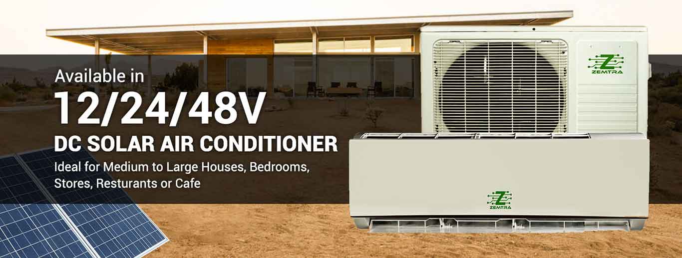 Zemtra DC Solar Air Conditioner for Home use Ideal for dubai, UAE environment